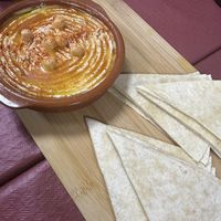 Hummus  at Terraza de Sabores in El Morche