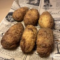 Croquetas veganas  at La Galla Tasca Vegana in Barcelona