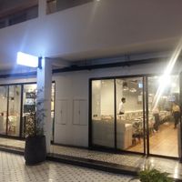 View from within Anona Beachfront resort building at Kailash Parbat Pure Vegetarian Restaurant in Phuket