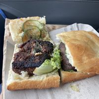 Morci sandwich  at Lo del Manu in El Chalten