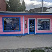 Outside at Lo del Manu in El Chalten