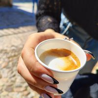 Macchiato para llevar at NaturalMente - Italian Coffee Shop in Toledo