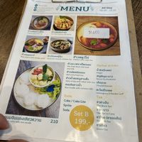 Main menu   at PLANT Passion in Bangkok