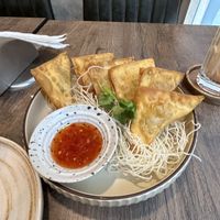 Won tons    at PLANT Passion in Bangkok