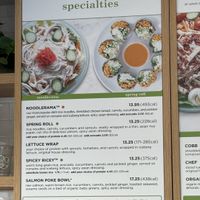 Menu  at Health Nut in Manhattan Beach