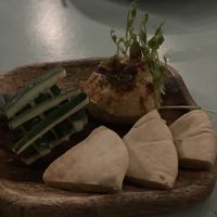 Hummus plate   at Namu in Tamarindo