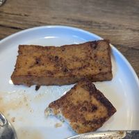 vegan bacon (really good!) at Peacock Pansy in San Francisco