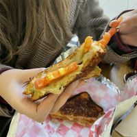 Grilled cheese with pesto   at The Power Plant Kitchen in Jersey City