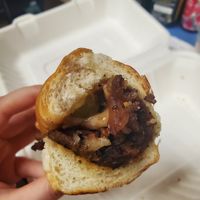 Vegan Deathstroke at Hero or Villain Deli: HQ in Ferndale