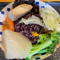 Healthy Black Rice Boxed Meal - $110 NT  at Miao Guanyin Vegetarian Food - 妙觀音素食   in Taoyuan