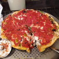 Fully Loaded Deep Dish at Kitchen 17 in Chicago