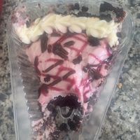 Chocolate raspberry slice of cake  at Kitchen 17 in Chicago