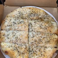 Cheesy garlic bread (comes with a side of marinara)  at Kitchen 17 in Chicago