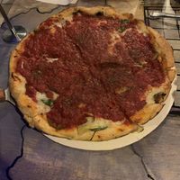 Vegan veggie deep dish!  at Kitchen 17 in Chicago