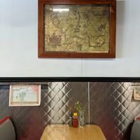 Interior (LOTR MAP!!) at Caffe at Amy's in Buffalo