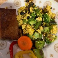 Tofu scramble & tofu bacon at Caffe at Amy's in Buffalo