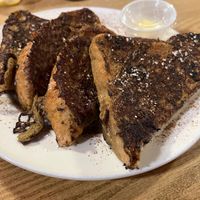 Cinnamon french toast at Caffe at Amy's in Buffalo