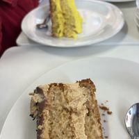 Tarta de caramelo y la de limón, mi favorita.  at El Rincón De Flor in Malaga