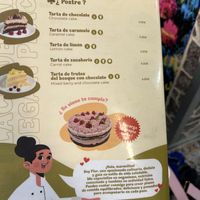 Menu  at El Rincón De Flor in Malaga