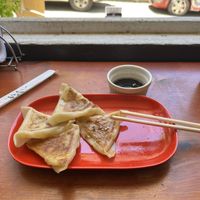 Gyozas  at Valpo Ramen in Valparaiso