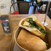 Tofu Banh Mi - delicious and huge  at Sen Saigon in New York City