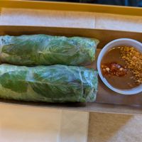 Lemongrass Tofu Mushroom Summer Roll  at Sen Saigon in New York City