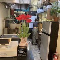 Open kitchen  at Sen Saigon in New York City