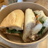 Banh mi dau hu sa (lemongrass tofu and mushroom)  at Sen Saigon in New York City