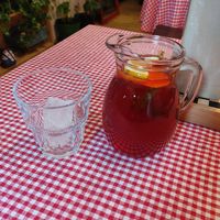 Hibiscus ice tea. Not too sweet but very refreshing at Plantastic Kitchen in Tbilisi