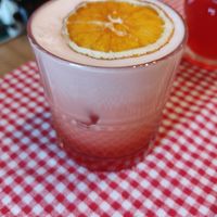 A new coctail with a name i didn't remember 🙈 Sour & sweet & great! at Plantastic Kitchen in Tbilisi