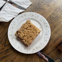 Raspberry crumble   at Bang Bang Cafe in Seattle