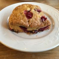Cranberry orange scone  at Bang Bang Cafe in Seattle