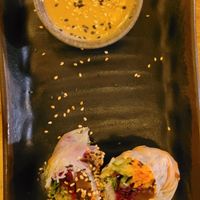 Fresh spring roll at 123WOK Laureles in Medellin