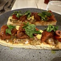 Eggplant caviar  at Origins  in Tamarindo