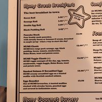 Menu at MUMS Great Comfort Food in Edinburgh