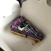 The lemon blueberry cheesecake   at Zoya Shop 6 in Sofia