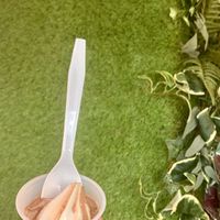 A free sample of their soft serve! It’s amazing!  at Soulfully Vegan in Berlin