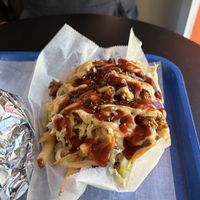 Cheeseburger fries   at Soulfully Vegan in Berlin