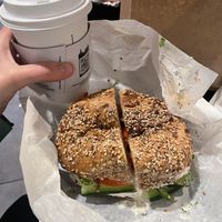   at Liberty Bagels - Wall Street in New York City