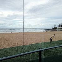 The view at North Burleigh Surf Life Saving Club in Miami