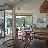 Inside cafe at VanillaFood in Noosa Heads