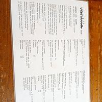 Menu at VanillaFood in Noosa Heads