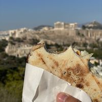 Brought my Handwich to the Acropolis 😁  at Handwich in Athens