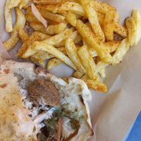 Smokey steak sandwich at Handwich in Athens