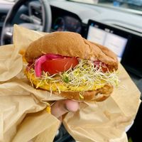 Breakfast sammy  at Pink Moon Cafe - Food Truck in Courtenay