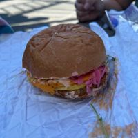 Breakfast sammie at Pink Moon Cafe - Food Truck in Courtenay