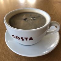 My coffee in an actual mug!   at SOF - Costa Coffee - T2 in Sofia