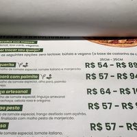 V for vegan  at Fitzza in Rio De Janeiro