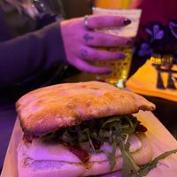 Focaccia at New Freedom Cakes Cafe in Madrid