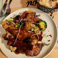 Tempeh glassato at Cìciri in Brescia